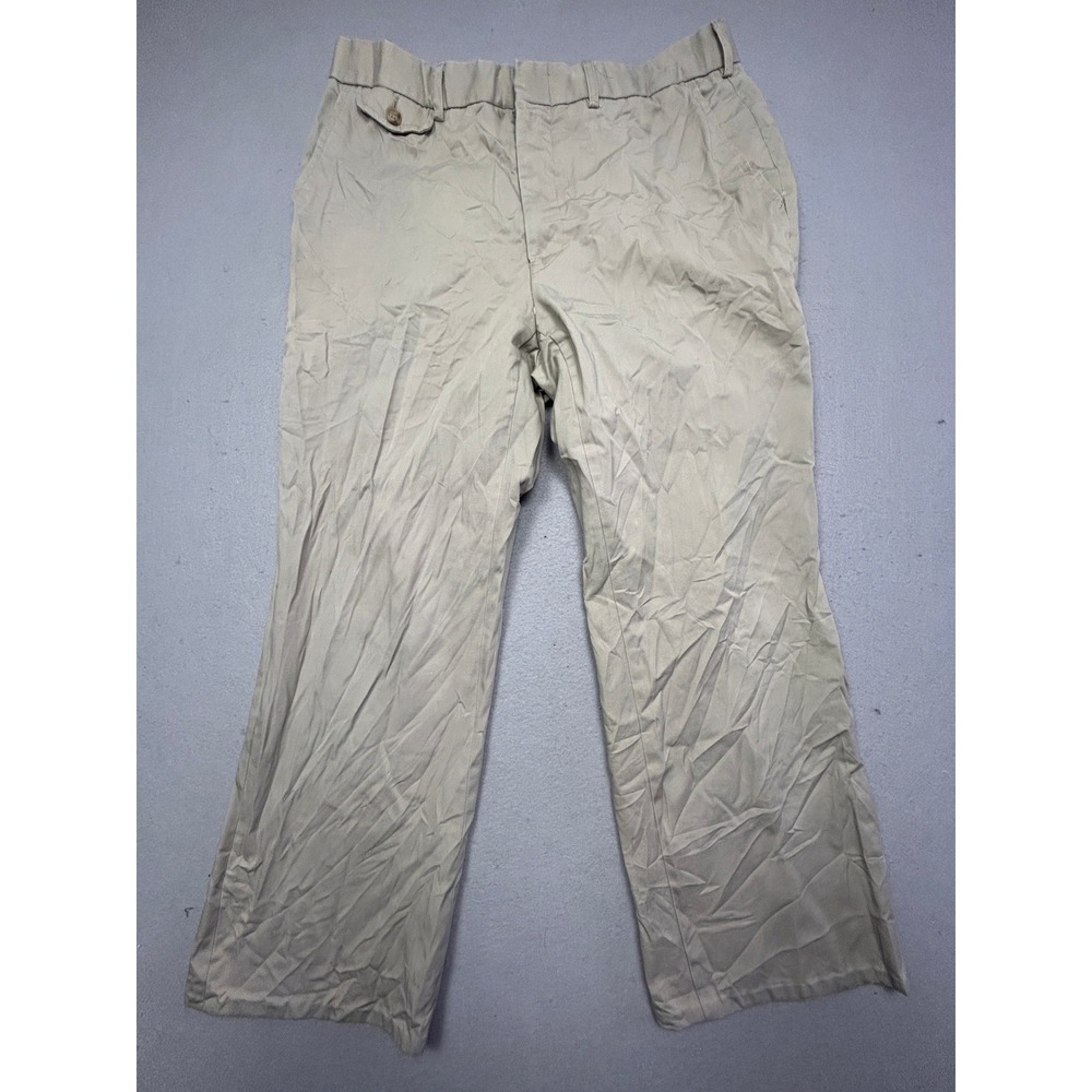 GANT Pants Chino Cotton Polyester Khaki Tan W36 Mens